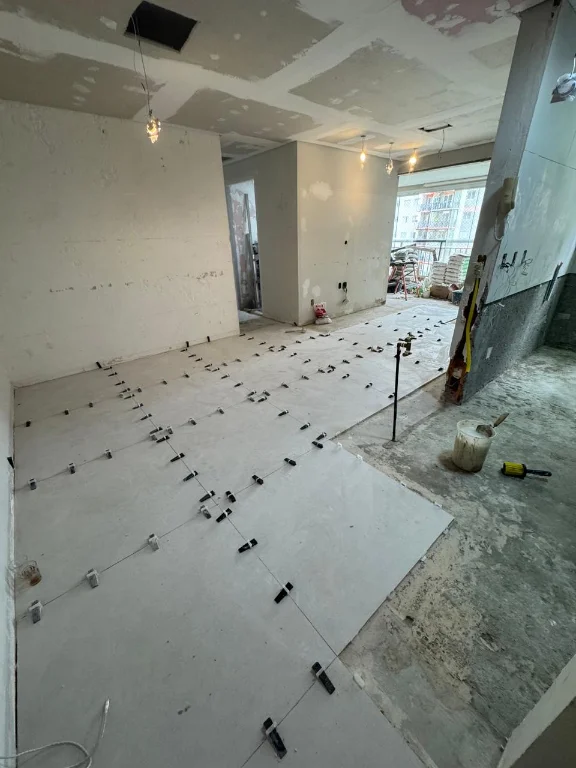 Obra em andamento acompanhada pela equipe KAMIC