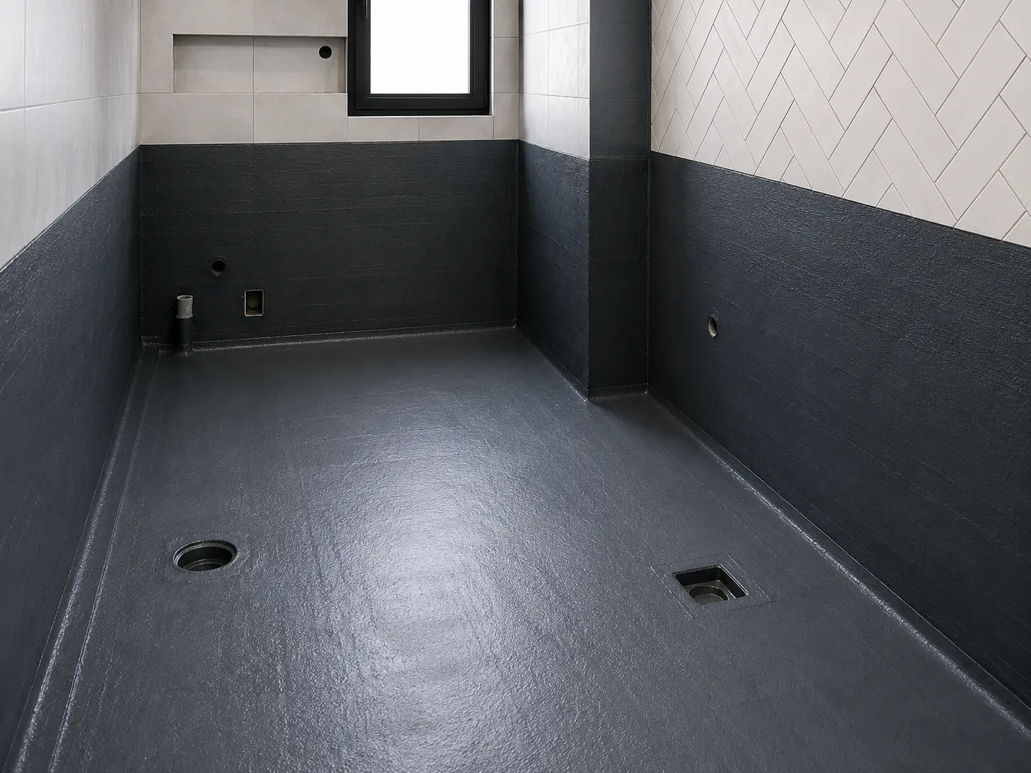 Impermeabilização de Áreas Molhadas - servico executado pela KAMIC
